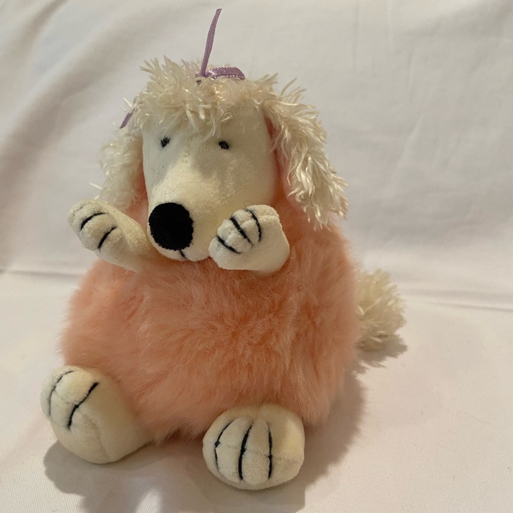 Jellycat‎ Puffball Poodle Stuffed Plush Animal Retired early 2000